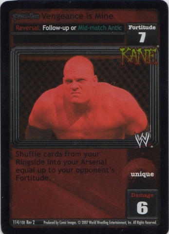REVOLUTION Vengeance is Mine